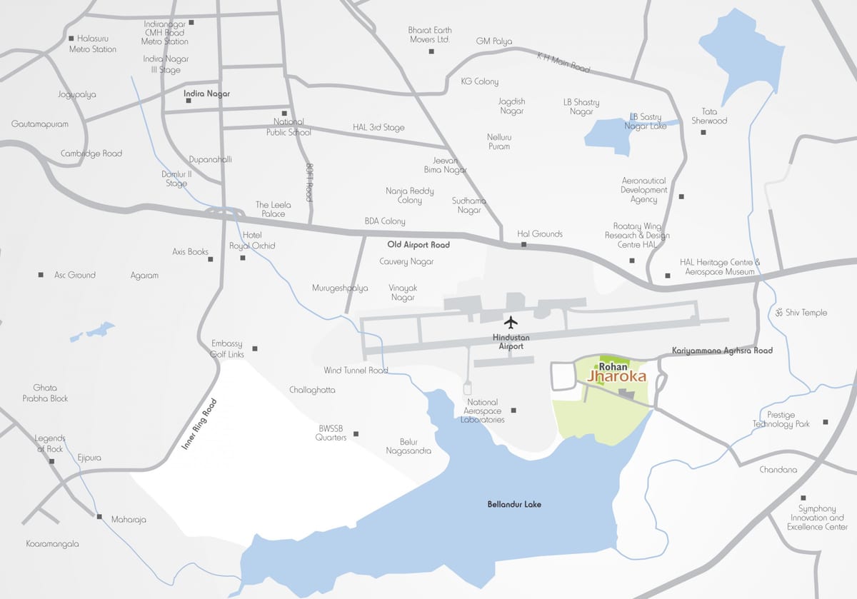 Bellandur ਨਕਸ਼ਾ ਬੰਗਲੌਰ