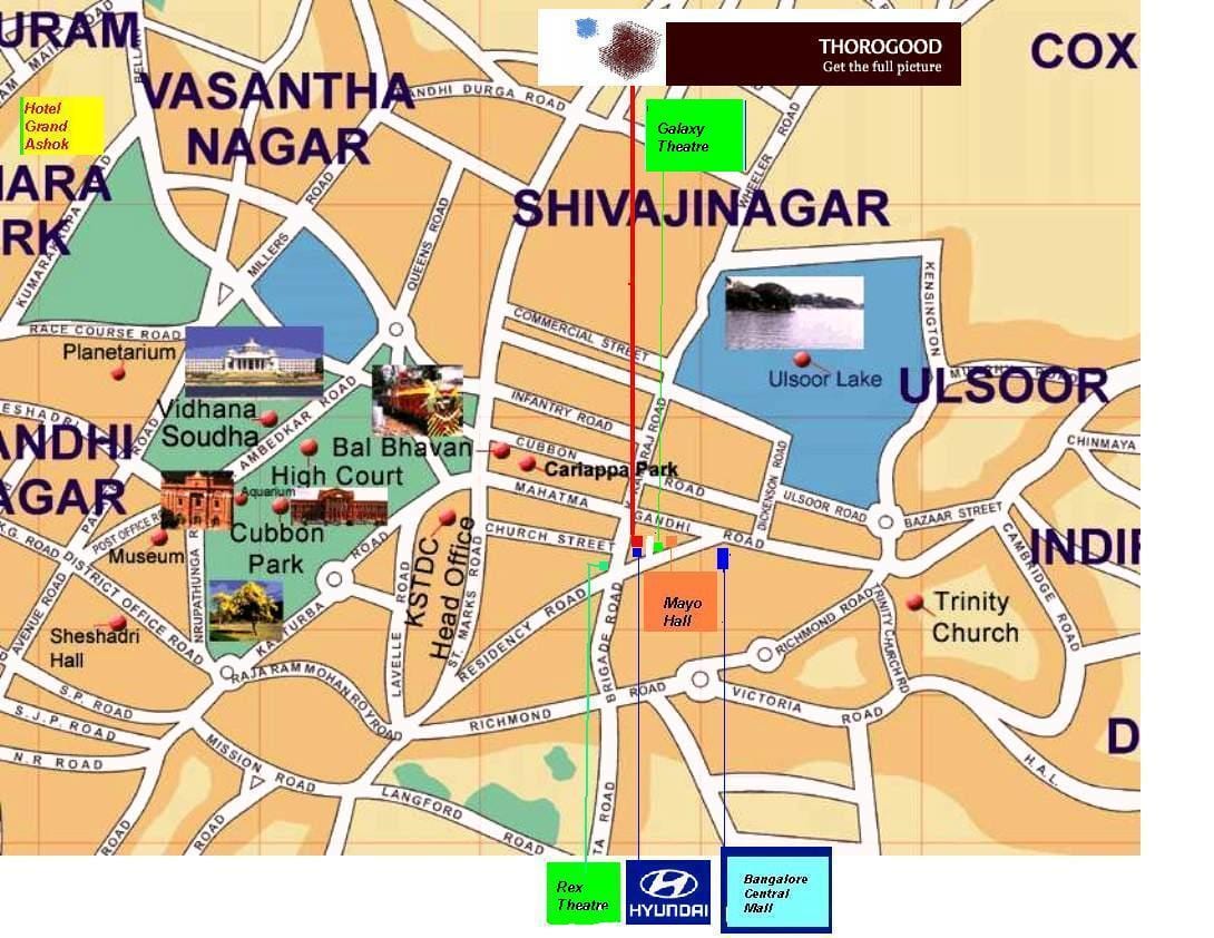 ਬੰਗਲੌਰ Ulsoor ਨਕਸ਼ਾ