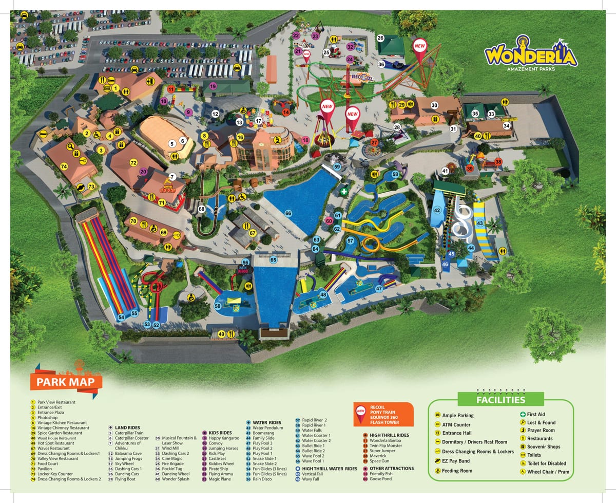 ਬੰਗਲੌਰ Wonderla ਨਕਸ਼ਾ
