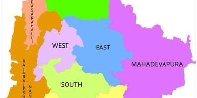 ਬੰਗਲੌਰ BBMP ਵਾਰਡ ਦਾ ਨਕਸ਼ਾ