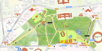 ਨਕਸ਼ਾ ਦੇ Lalbagh ਬੰਗਲੌਰ