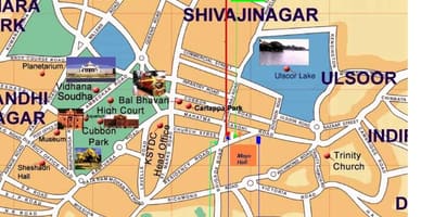 ਬੰਗਲੌਰ Ulsoor ਨਕਸ਼ਾ