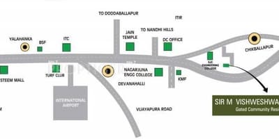 Vishweshwaraya ਲੇਆਉਟ ਨਕਸ਼ਾ